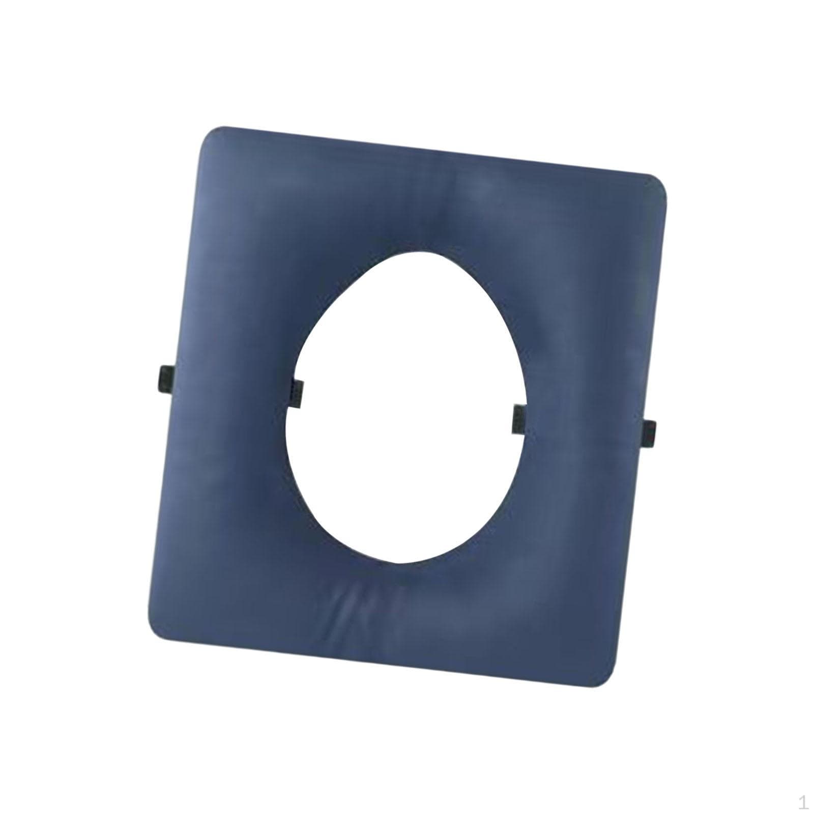 Coussin de chaise percée de chevet Siège de toilette Camping Haute Densité Confort Amélioré Personnes  gées