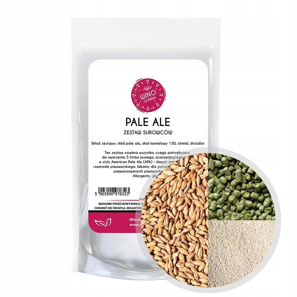 Kit de matières premières Pale Ale (American Pale Ale) - 5L malt pour bière houblon
