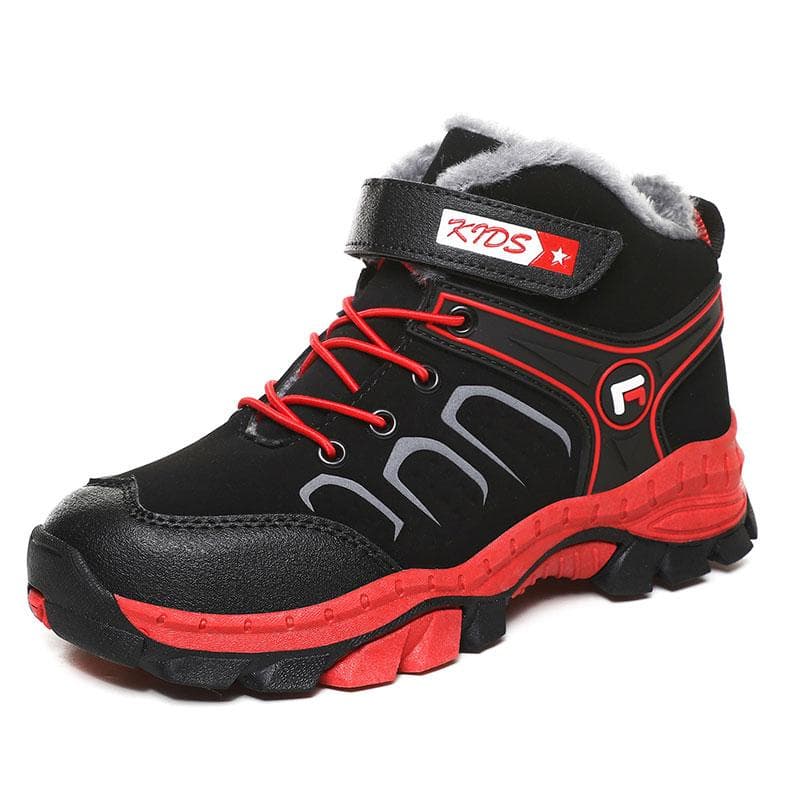 Chaussures de randonnée pour Sports de plein air pour jeunes, bottes de neige chaudes et antidérapantes pour enfants, automne/hiver cm bleu/noir