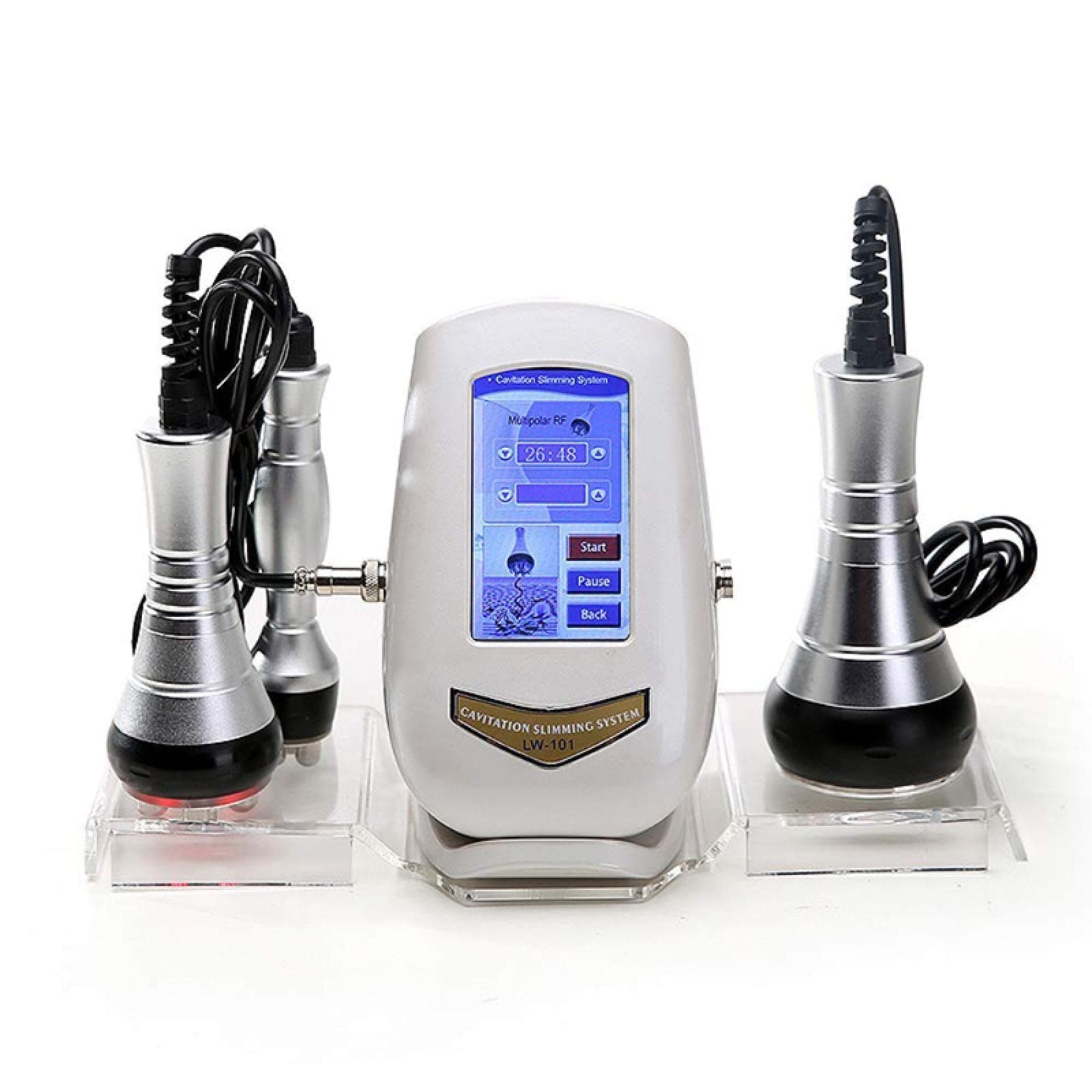 Machine d'Amincissement Corporel Ultrasonique 40K - Appareil de Cavitation Brûle-Graisses 3-en-1 pour Perte de Poids, Réduction de la Cellulite &