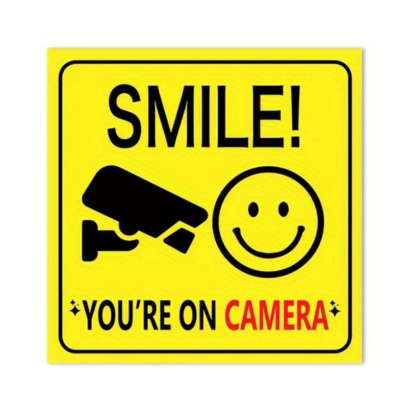 Souriez, Vous êtes filmé - Panneau d'avertissement de sécurité CCTV extérieur