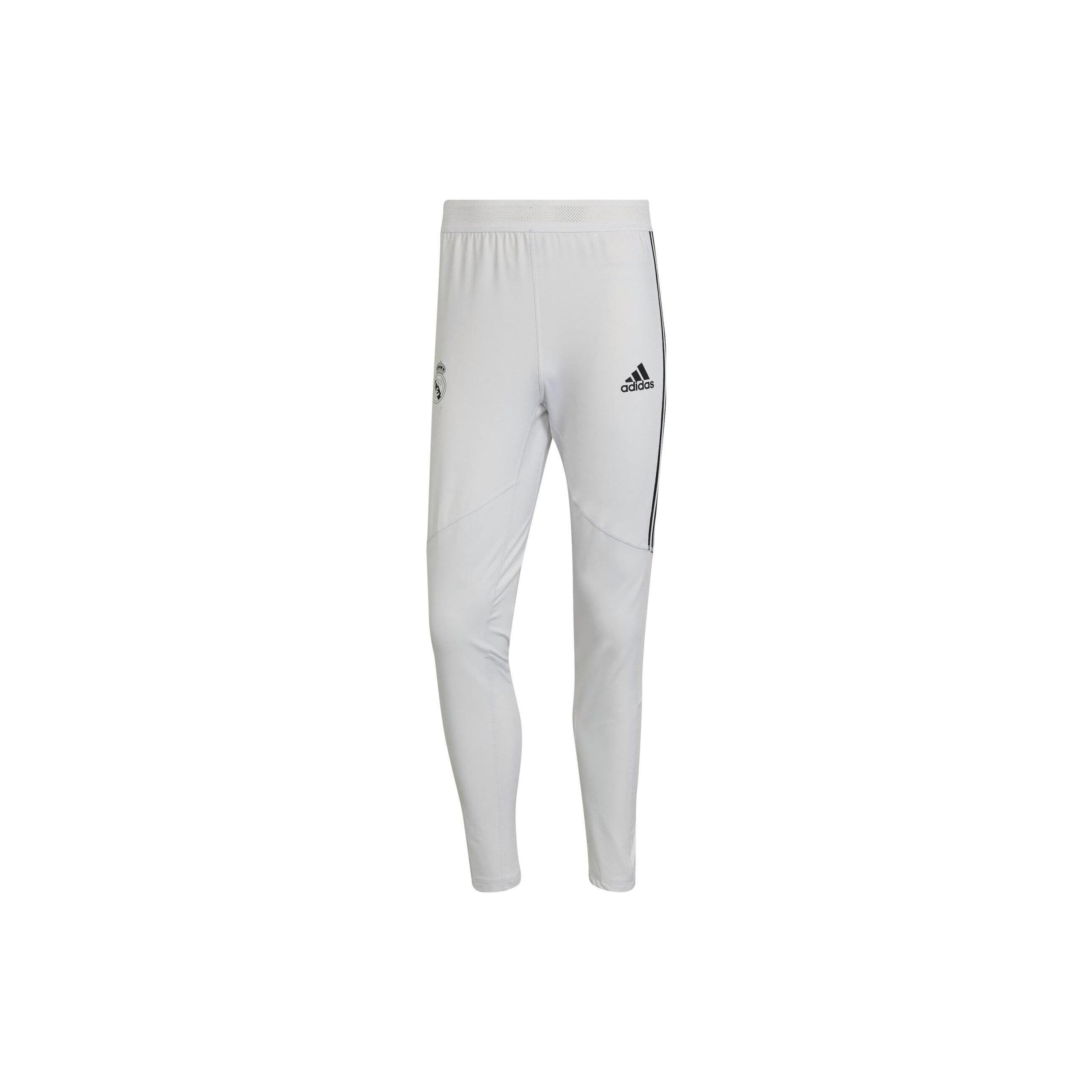 Pantalon de Sport Tricot Confortable Anti-Humidité Coupe Droite Imprimé Logo Adidas Real Madrid Édition Joueur Série Entraînement Football
