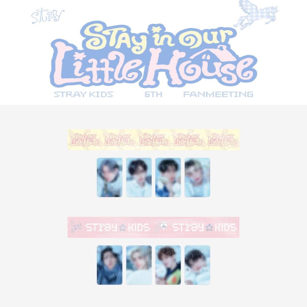 Précommande Stray Kids 6ème Fanmeeting Stay in Our Little House Boîte Tapte Set cm