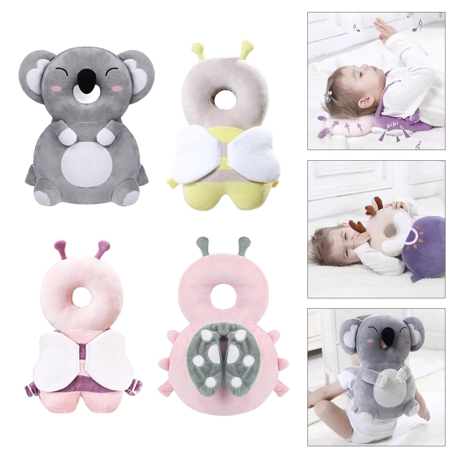 Oreiller de protection de la tête de bébé Oreiller appui-tête bébé Sac à dos Coussin de protection contre les chutes de la tête de bambin