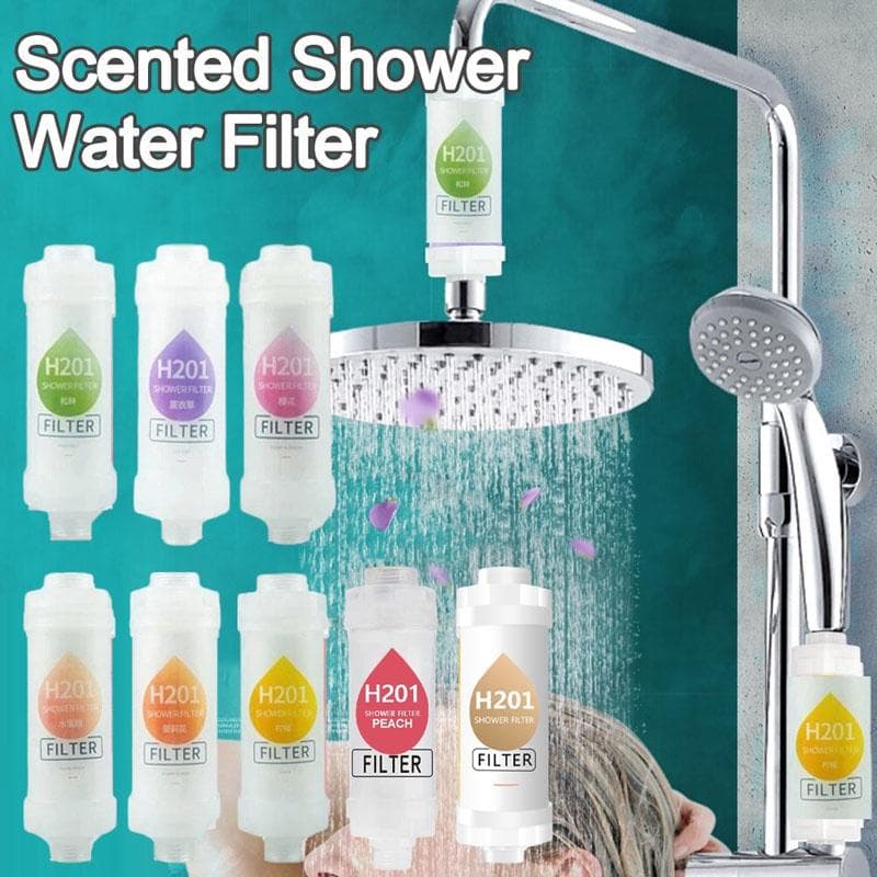 Pommeau de douche, filtre de parfum de bain, entrée d'eau, élimination du chlore résiduel, VC, filtre à eau de beauté domestique, pomme de douche