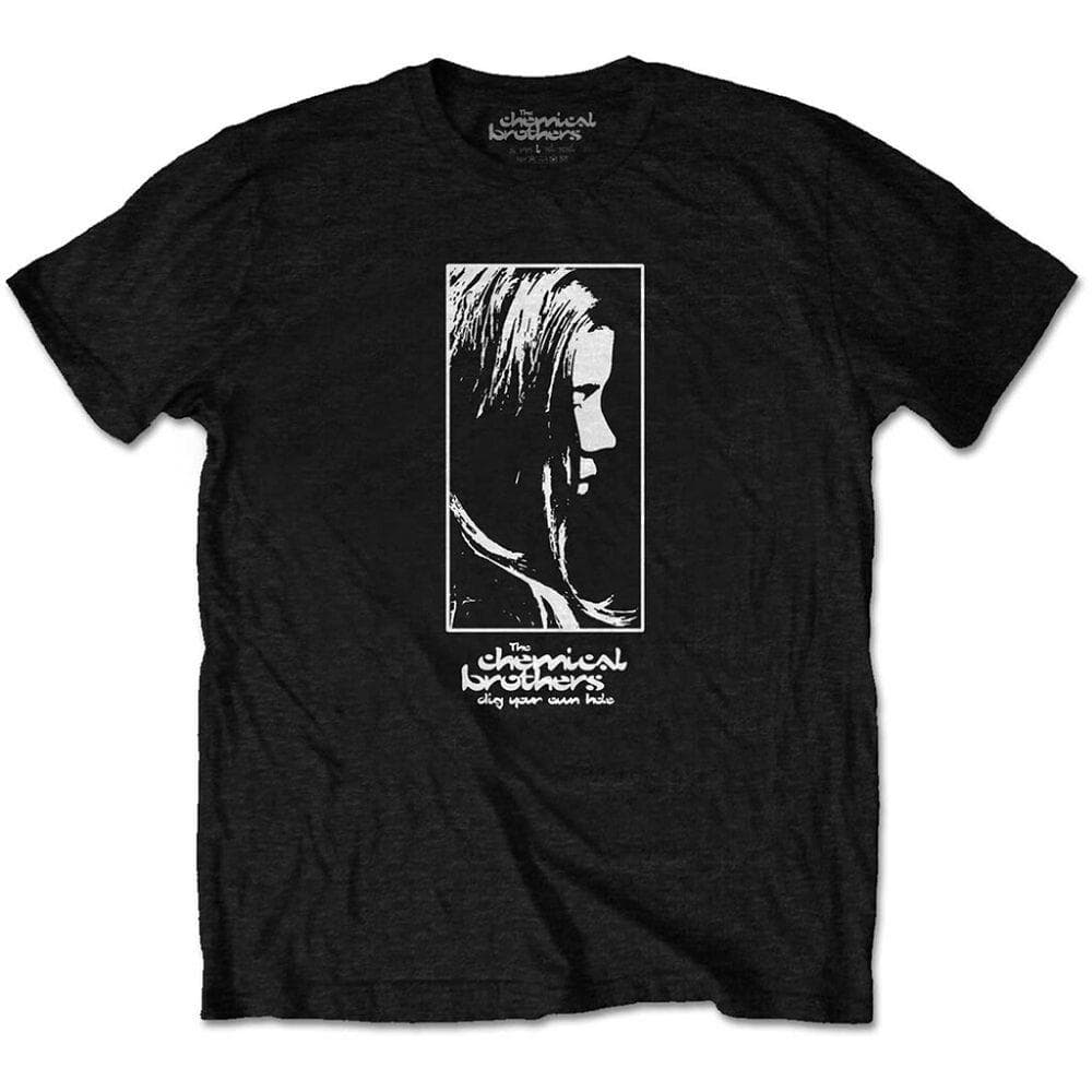 T-shirt unisexe noir « Creuse ton propre trou » de Chemical Brothers cm