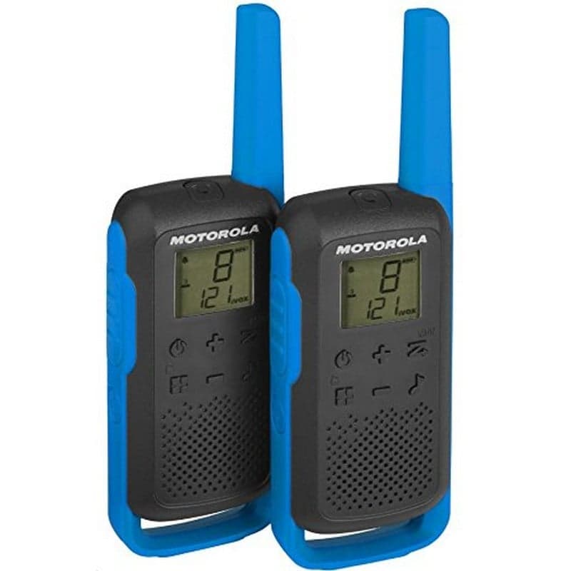 Motorola TLKR T62 Pack 2 Talkie Walkie Bleu