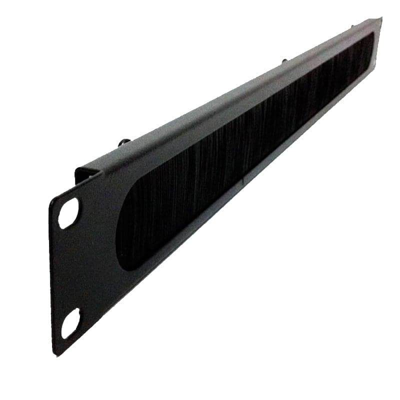 Brosse à passe-câbles Powergreen pour armoire rack 19"