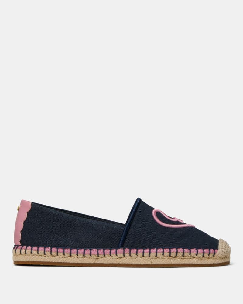Kate Spade | Women's Espadrilles Gwen Heart Spade - Espadrilles in Blue, Size 10.5