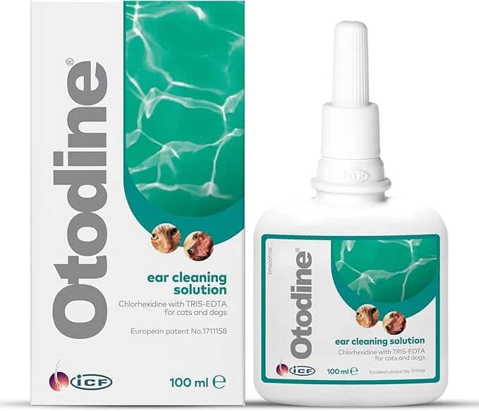 Solution auriculaire pour chiens et chats Otodine, 100 ml, ICF