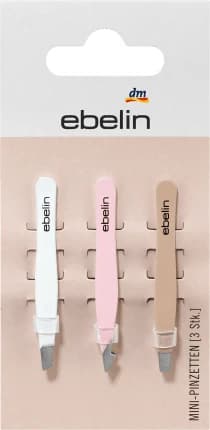 Ebelin Ensemble de mini pinces à épiler, 3 pc
