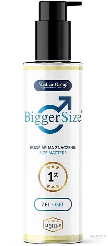 Medica-Group Bigger Size, gel pour l'agrandissement et l'épaississement du pénis, 150 ml