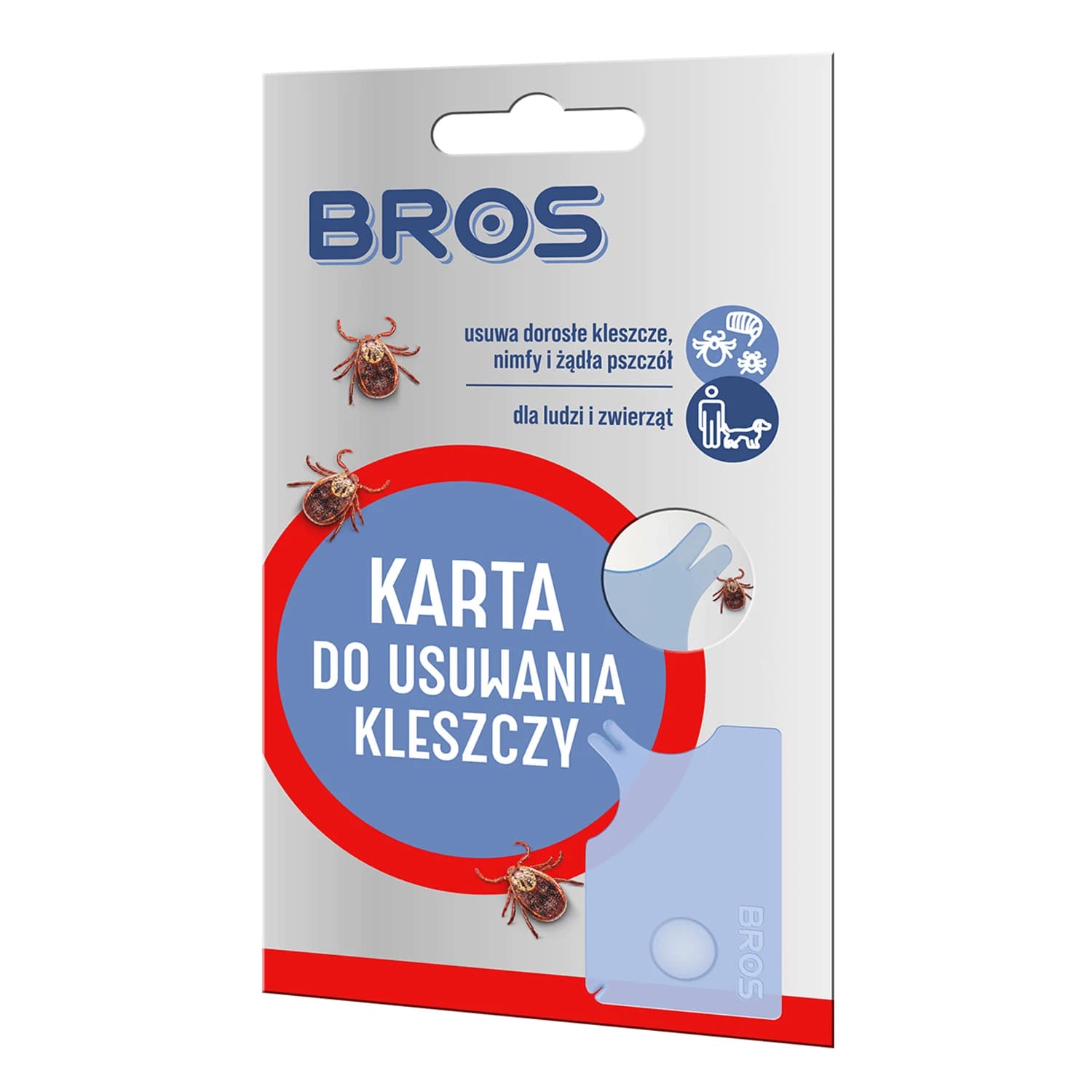 Bros, carte de retrait des tiques, 1 pc