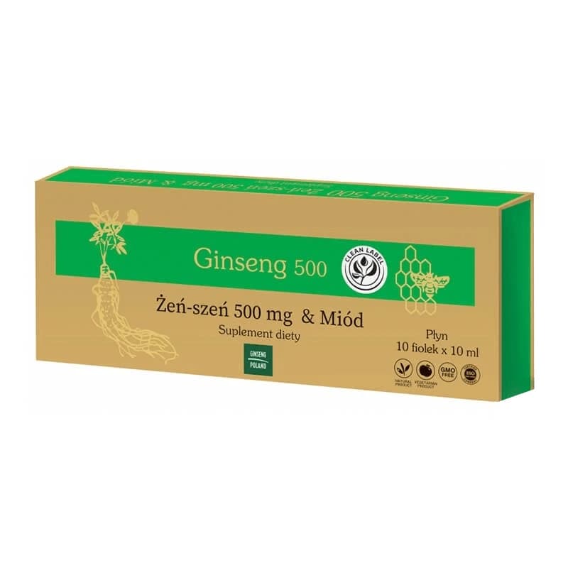 Ginseng 500, liquide, 10 ml x 10 flacons