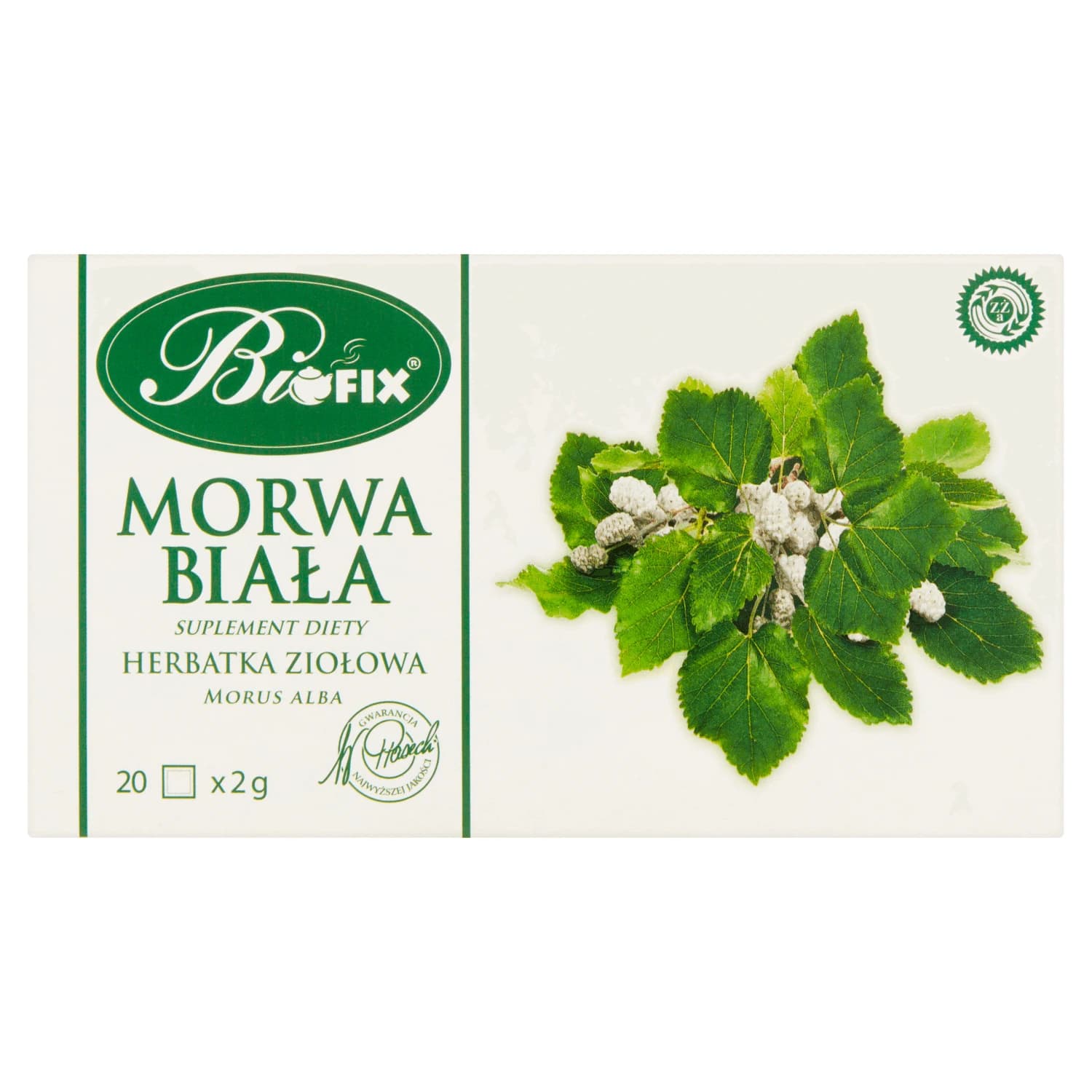 Bi Fix White Mulberry, tisane, 2 g x 20 sachets view 2