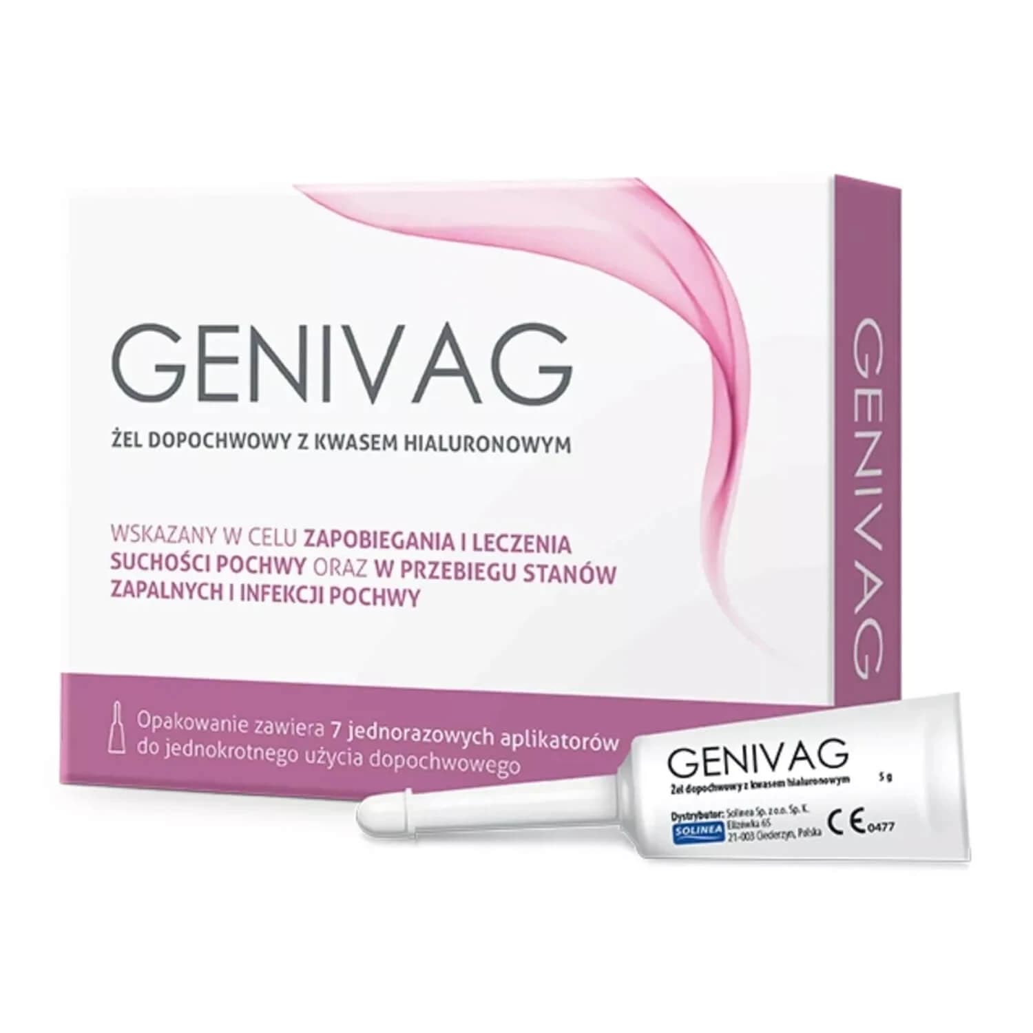 Genivag, gel vaginal à l'acide hyaluronique, 5 g x 7 applicateurs