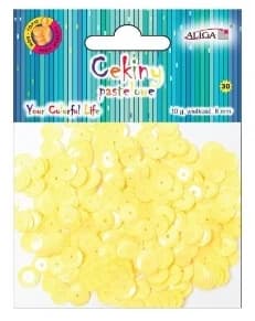 Aliga, Paillettes de couleur pastel, optari lumineux, 10 g