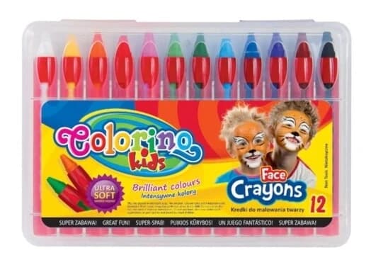 Colorino, crayons de couleur pour le maquillage, 12 couleurs