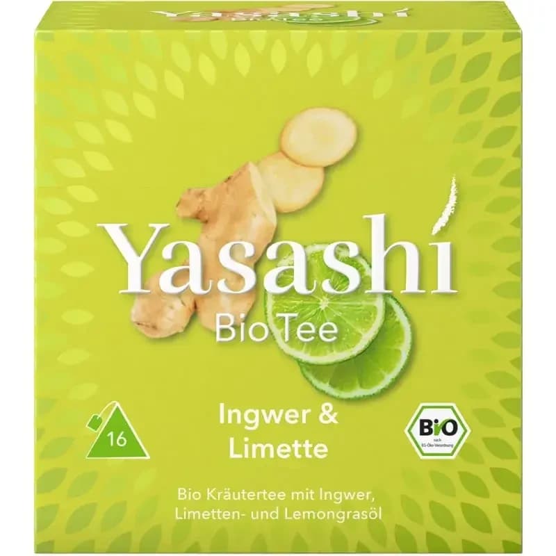 Gingembre et citron vert Yasashi Organic