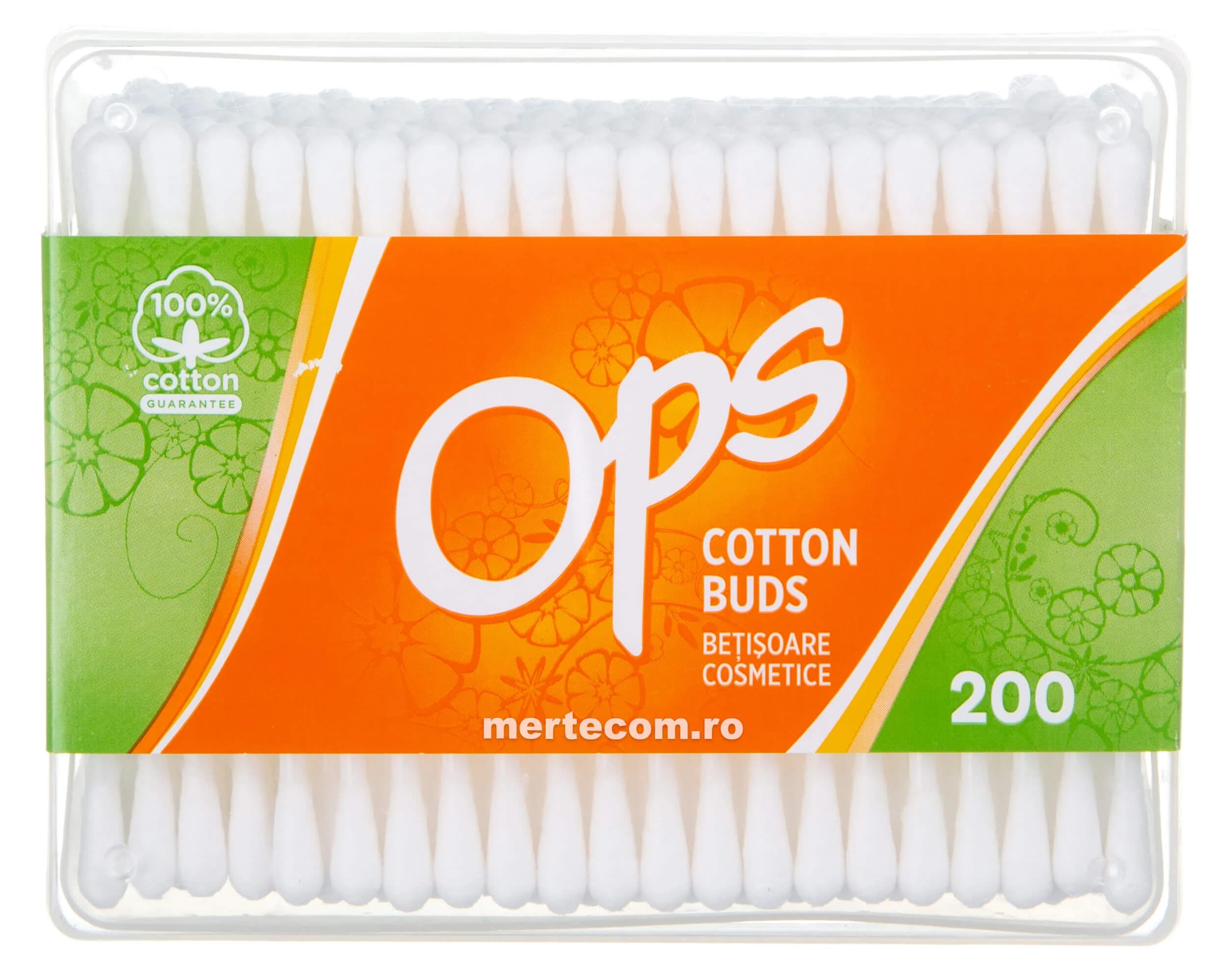Coton-tiges, 200 pièces, Ops