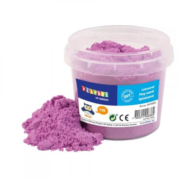 Kinetic Sand Sable violet, 3 ans+, 1 kg, Playbox