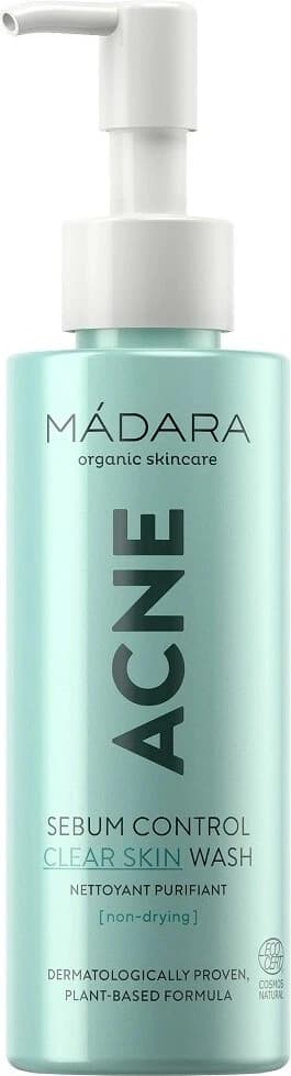 Mádara ACNE Sebum Control Clear Skin Wash Gel 1×140 ml, mousse nettoyante naturelle