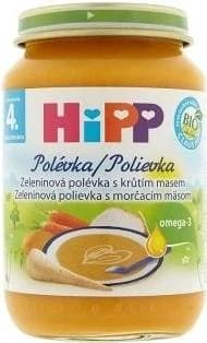 HIPP BIO SOUPE DE LEGUMES BIO Avec viande de dinde 1×190g, garniture, soupe de légumes