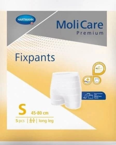 Hartmann MoliCare Premium Fixpants Long Leg S 1×5 pcs, Fixpants (45-80 cm)