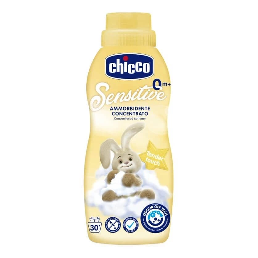 Chicco Assouplissant et Rinçage pour Vêtements de Bébé 0m+ Tender Touch, 750ml