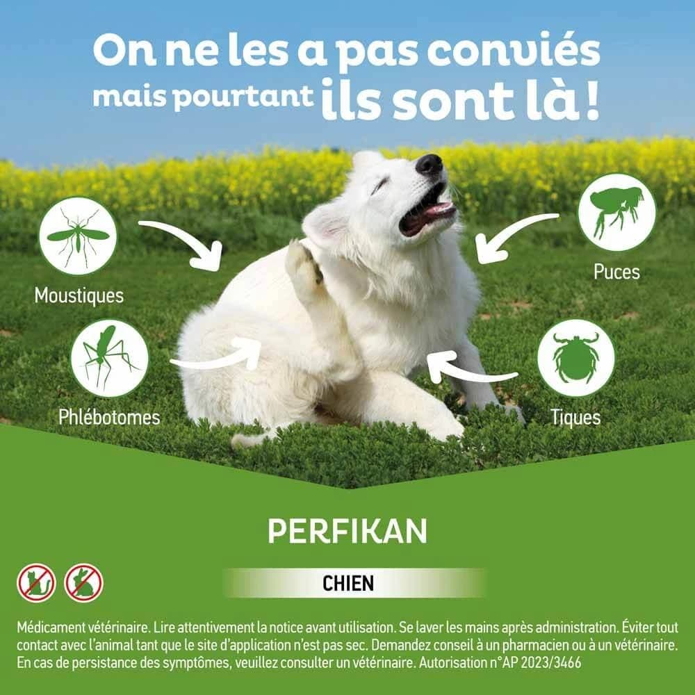 Clement-Thekan Anti-Puces Anti-Tiques Chien 20-40kg 4 Pipettes view 2