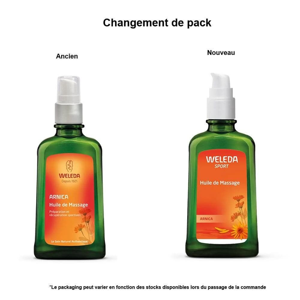 Weleda Arnica Huile De Massage Flacon Pompe 100ml view 2