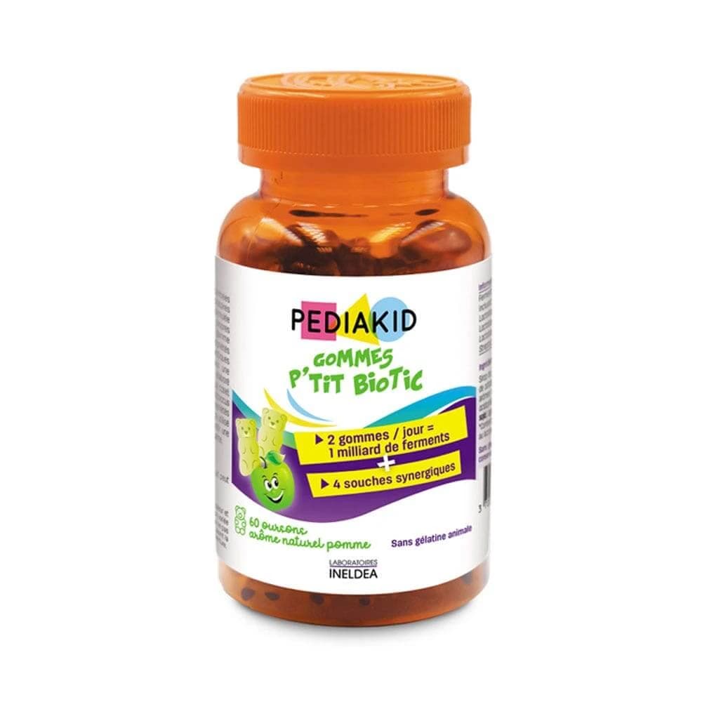 Pediakid Gommes P'tit Biotic Gout Pomme 60 gommes