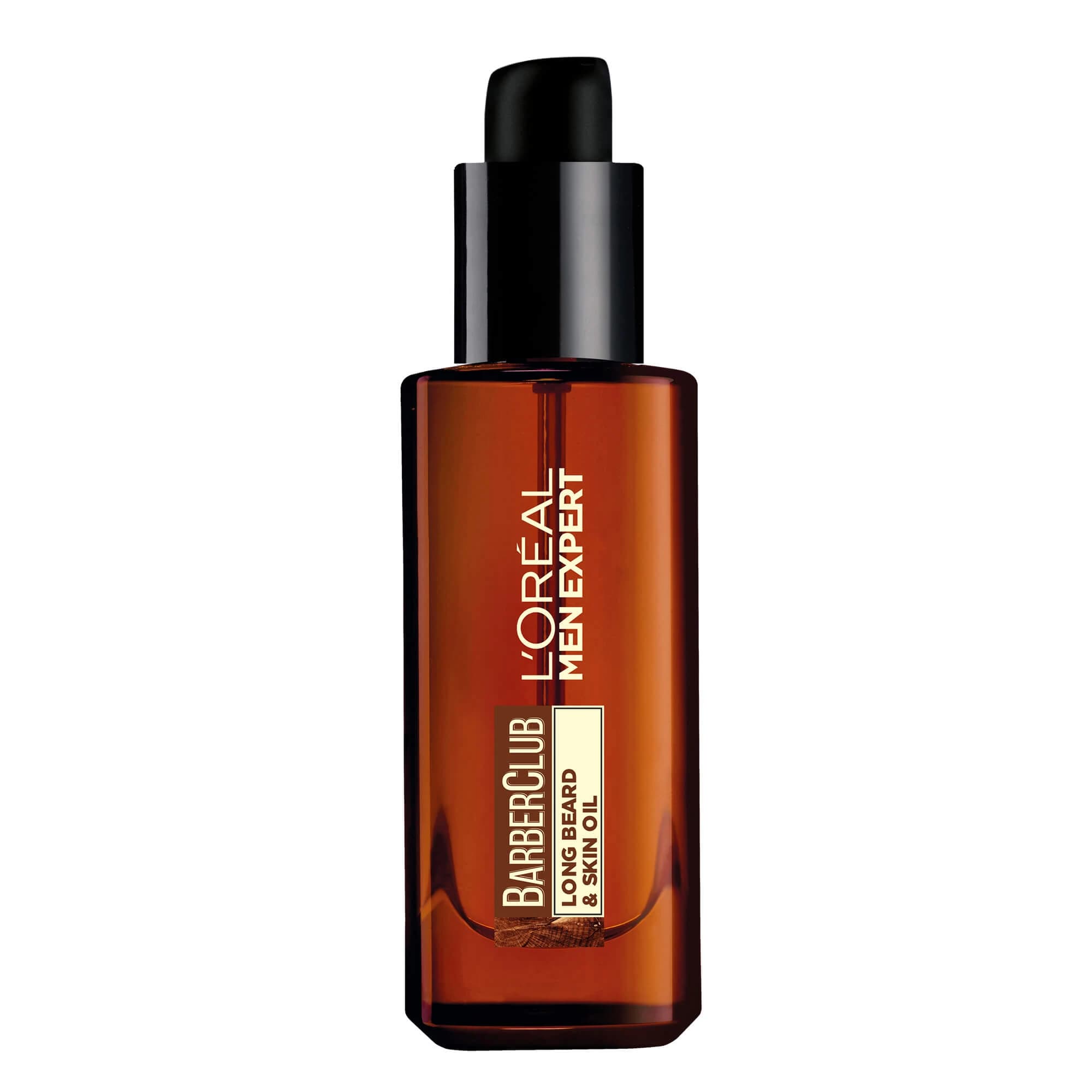 Barber Club Men Expert huile barbe et peau pour hommes, 30 ml, Loreal Paris