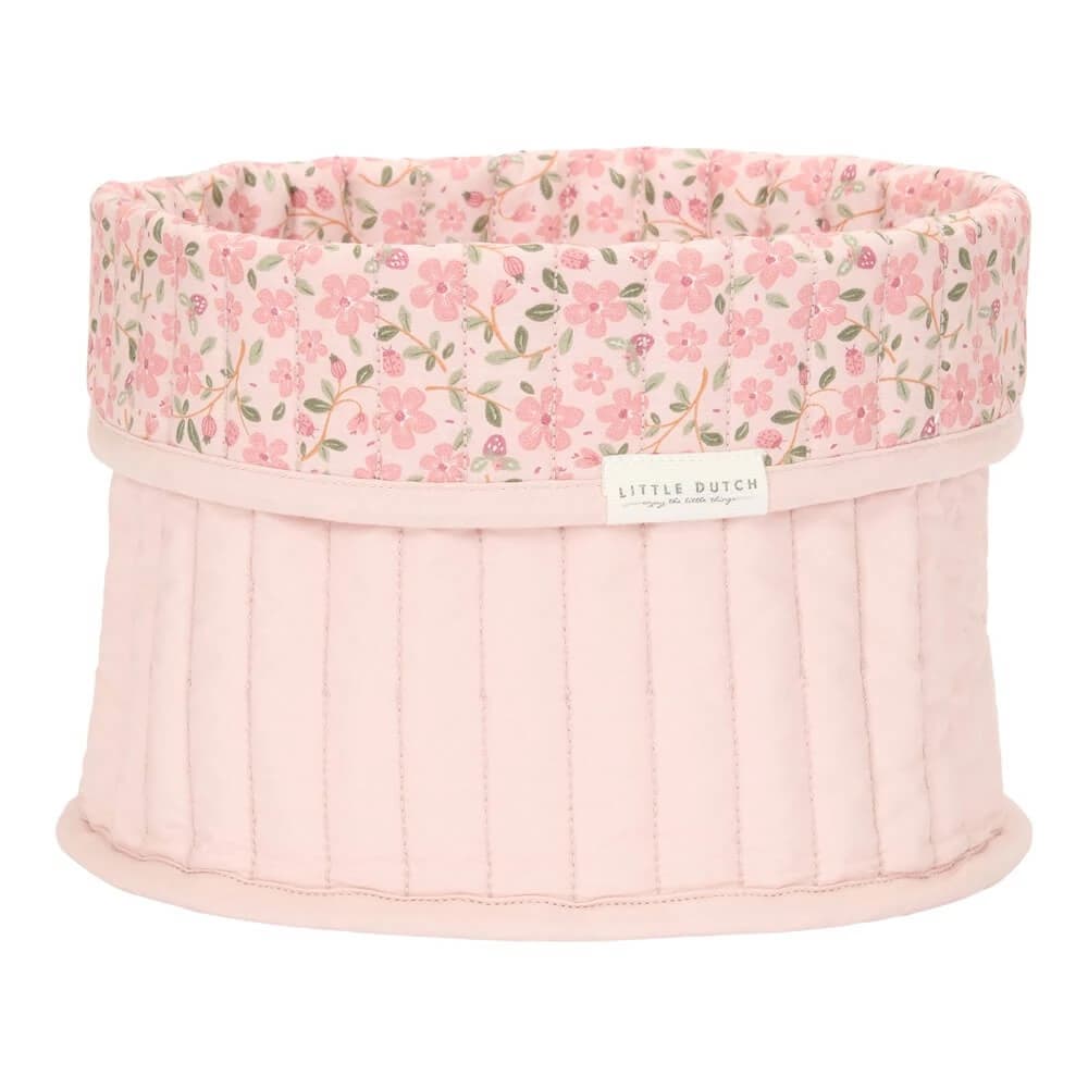Panier de rangement matelassé, 20 cm, Fairy Floral, Little Dutch