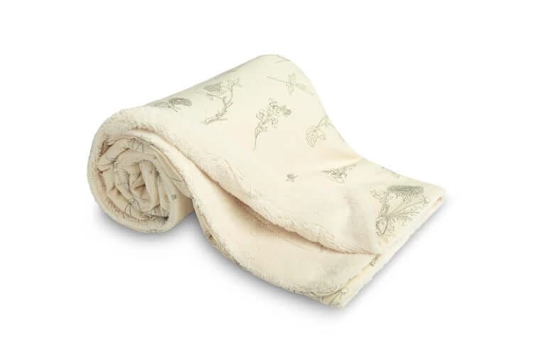 Couverture Eco 80X100 Peluche Fleurs view 2