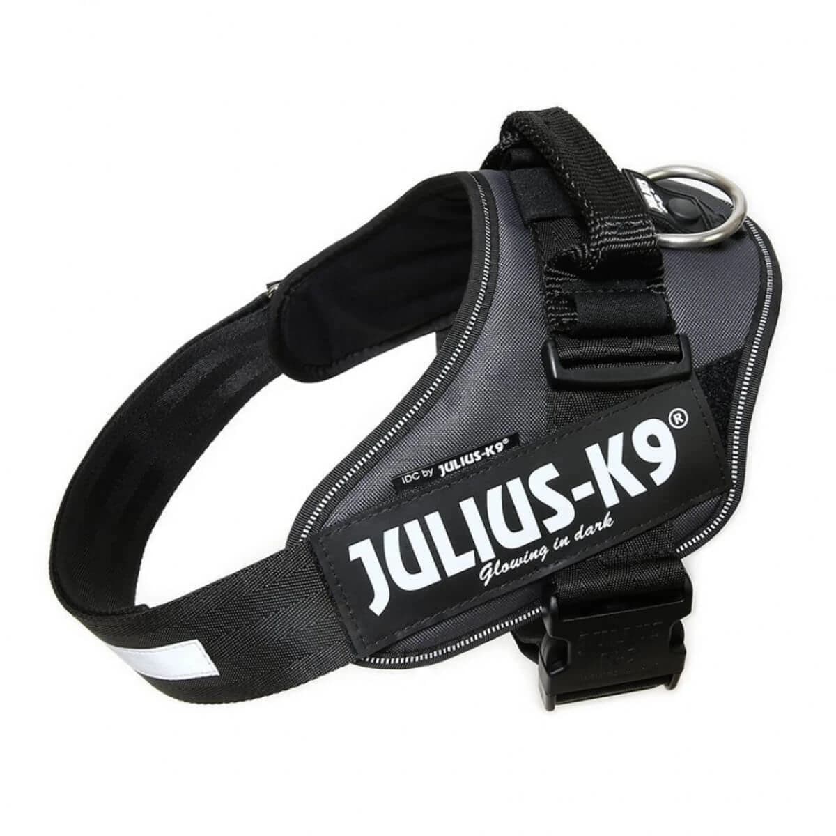 JULIUS-K9 IDC Power, harnais pour chien, L, 23-30kg, gris