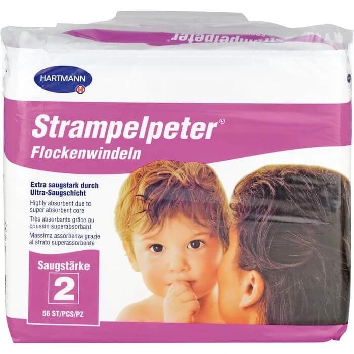 STRAMPELPETER couches lavables fluff absorbant 2 56 pcs