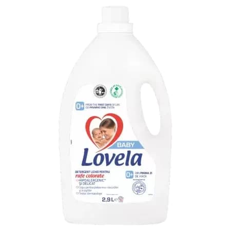 Lessive liquide pour le linge de couleur, 2,9 litres, Lovela Baby