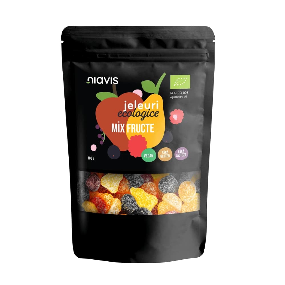 Mélange de gelées de fruits biologiques, 100 g, Niavis