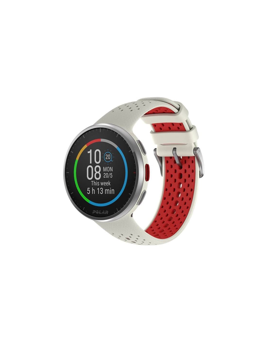 Montre Polar Pacer Pro Blanc/Rouge