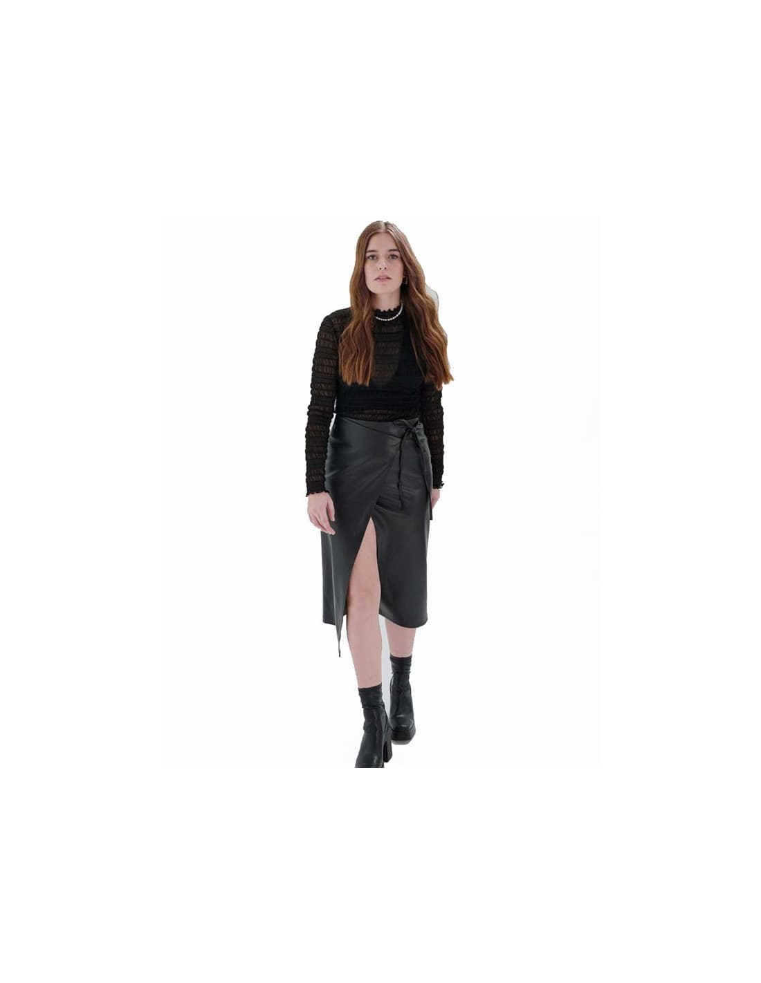 Jupe 24Colours Femme Noir
