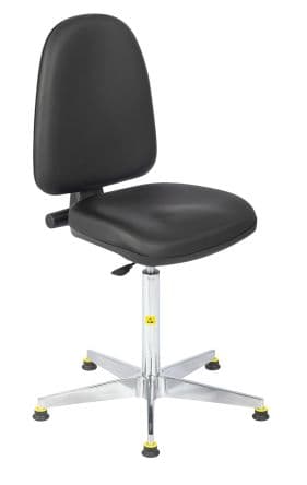 RS PRO, Noir Chaise de bureau Mousse 200 kg