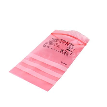 RS PRO Sac, Rose, Partie supérieure ouverte x 152mm 100 Par lot