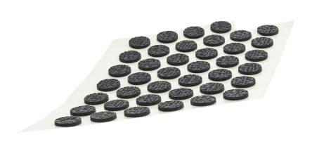 Essentra Tampon antidérapant Circulaire en Polyéthylène 12.7 mm