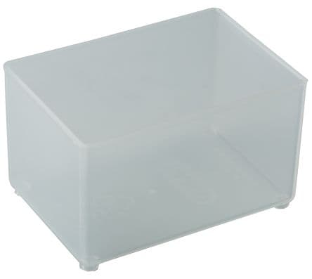 Raaco Insert, 1 Compartiments Transparent, Polypropylène, 47 mm x 55mm x 79 mm