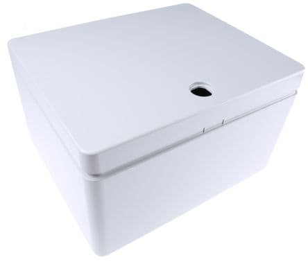 Rose Coffret mural Mini Polyglass, IP65 en ABS, Gris, largeur 250 mm, Hauteur 300 mm, Profondeur 170 mm