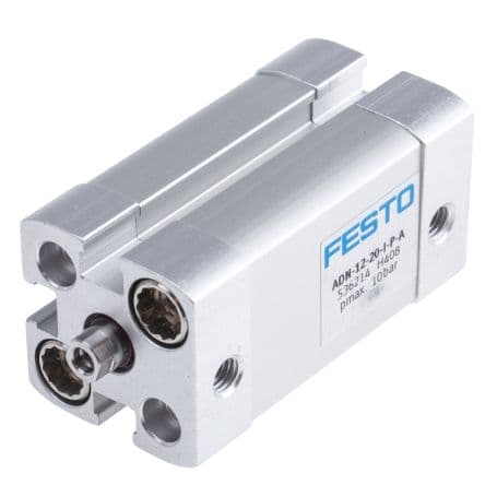 Festo Vérin pneumatique 536214 ADN, alésage 12mm 20 mm Double effet Action