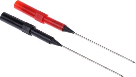 RS PRO Sonde de test, pointe de 1 mm, Aiguille, 30Vrms 4 mm 10A
