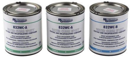 MG Chemicals Compound d'enrobage Kit 3 can, Kit d'embouts 3, Kit de 2 bouteilles