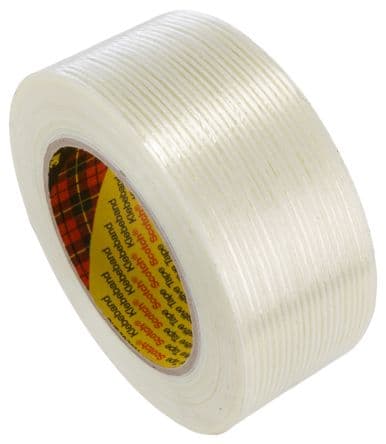 3M Ruban adhésif Scotch Tm à filaments 8956 Scotch 8956, Transparent, 50 m x 50mm